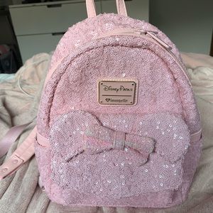 Millennial Pink Loungefly Mini Backpack